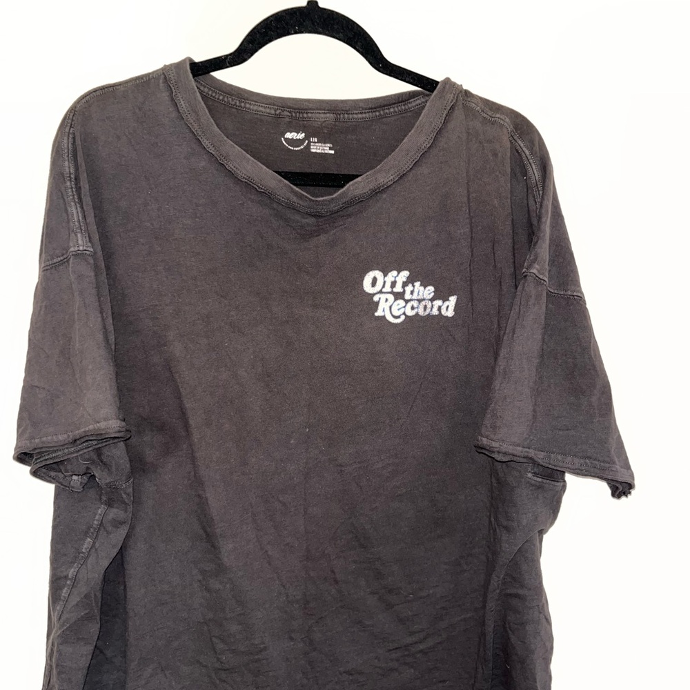 Aerie Charcoal Short Sleeve Tee